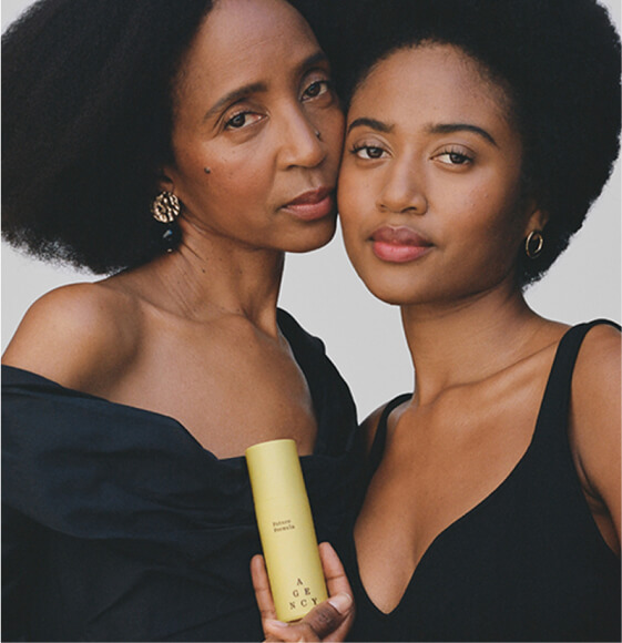 Girl holding a future formula bottle